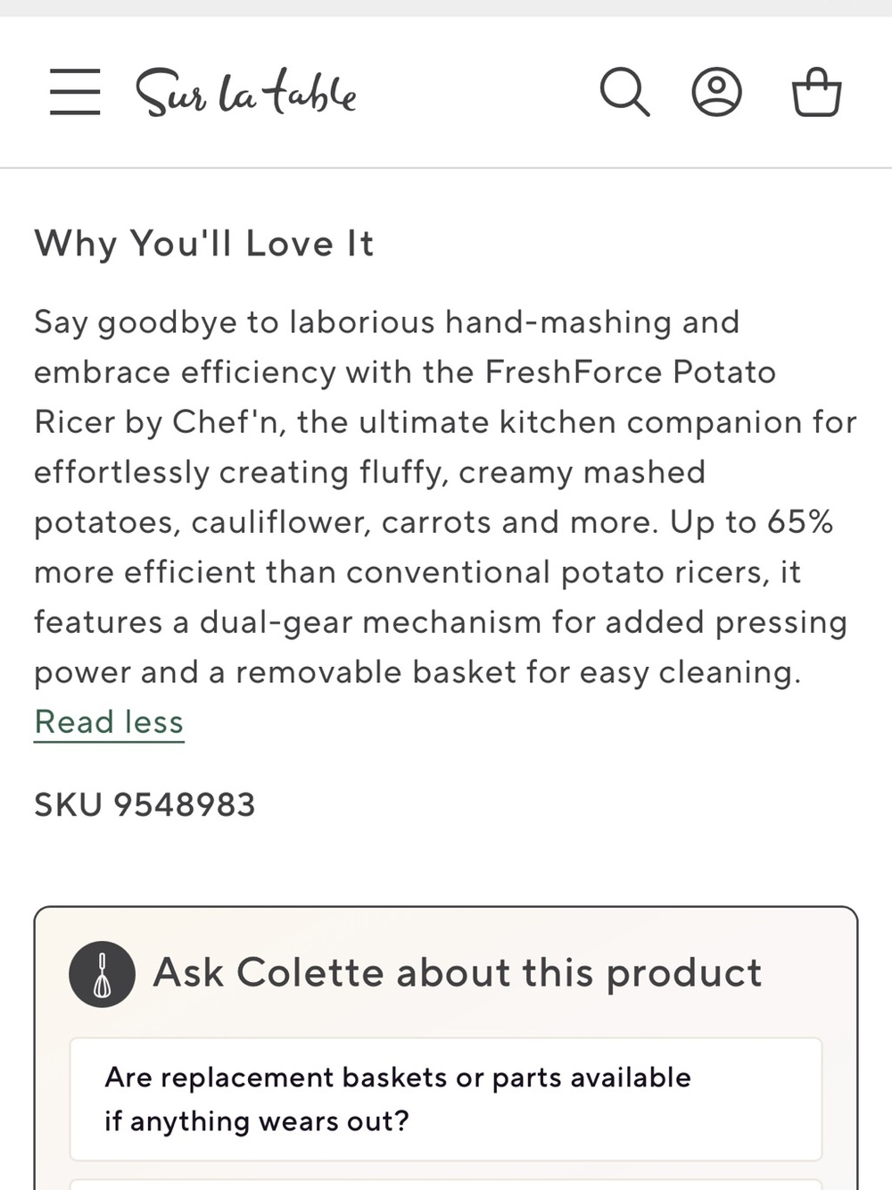 Potato Ricer - Picture 3 of 6